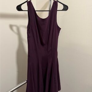 Theory Deep Purple Mini Dress
